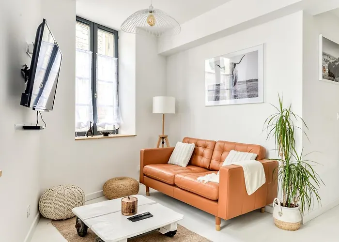 Apartment Les De Laure - L'or Blanc, Avec Vue Sur Le Chateau, Climatisation, Netflix, A 160 M De La Cite Medievale