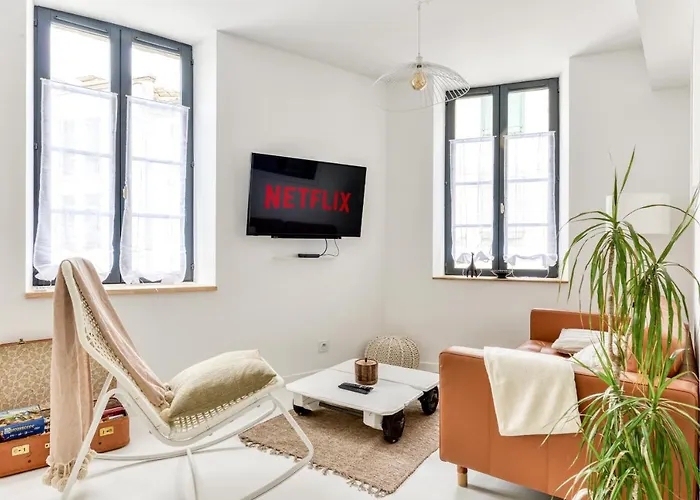 Apartment Les De Laure - L'or Blanc, Avec Vue Sur Le Chateau, Climatisation, Netflix, A 160 M De La Cite Medievale