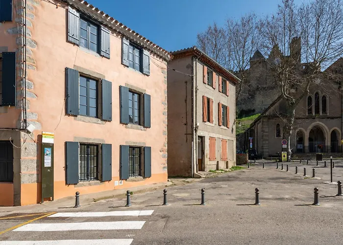 Les De Laure - L'or Blanc, Avec Vue Sur Le Chateau, Climatisation, A 160 M De La Cite Medievale Apartman *